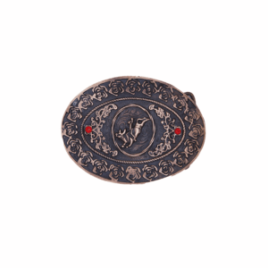 Hebilla Vaquera Jineteo Rosa