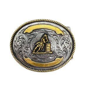 Hebilla Vaquera Barriles Gris D