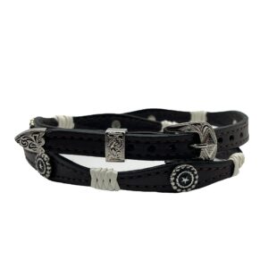 Toquilla Cincelada Estrella Chica Chocolate